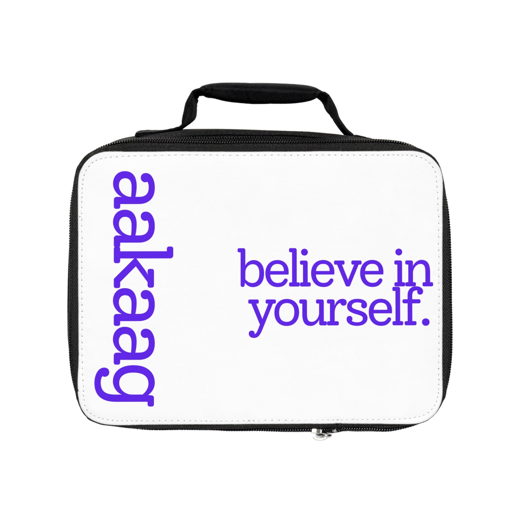 Believe in Yourself Lunch Bag — Motivational Insulated Lunch Tote