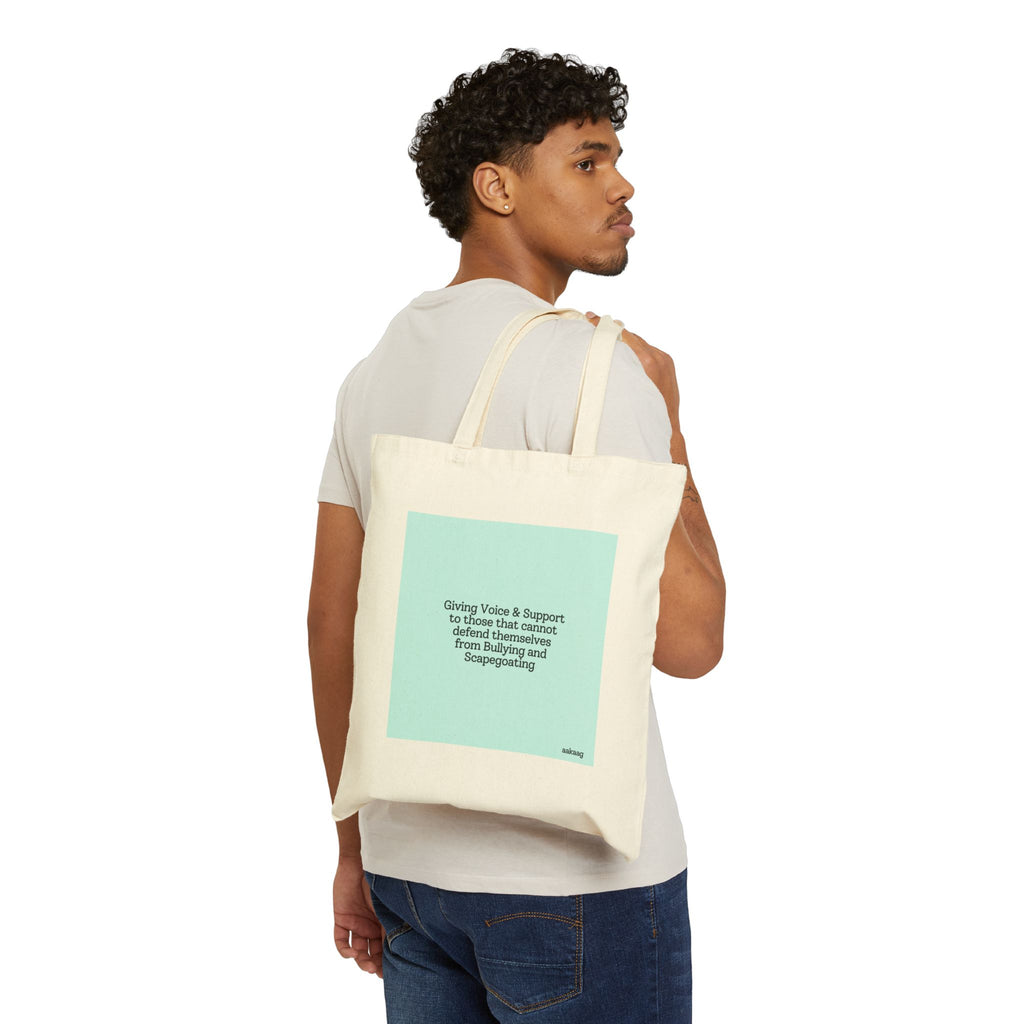 Canvas Tote Bag — "are kind all are good" Sun Graphic | Anti-Bullying Support Tote
