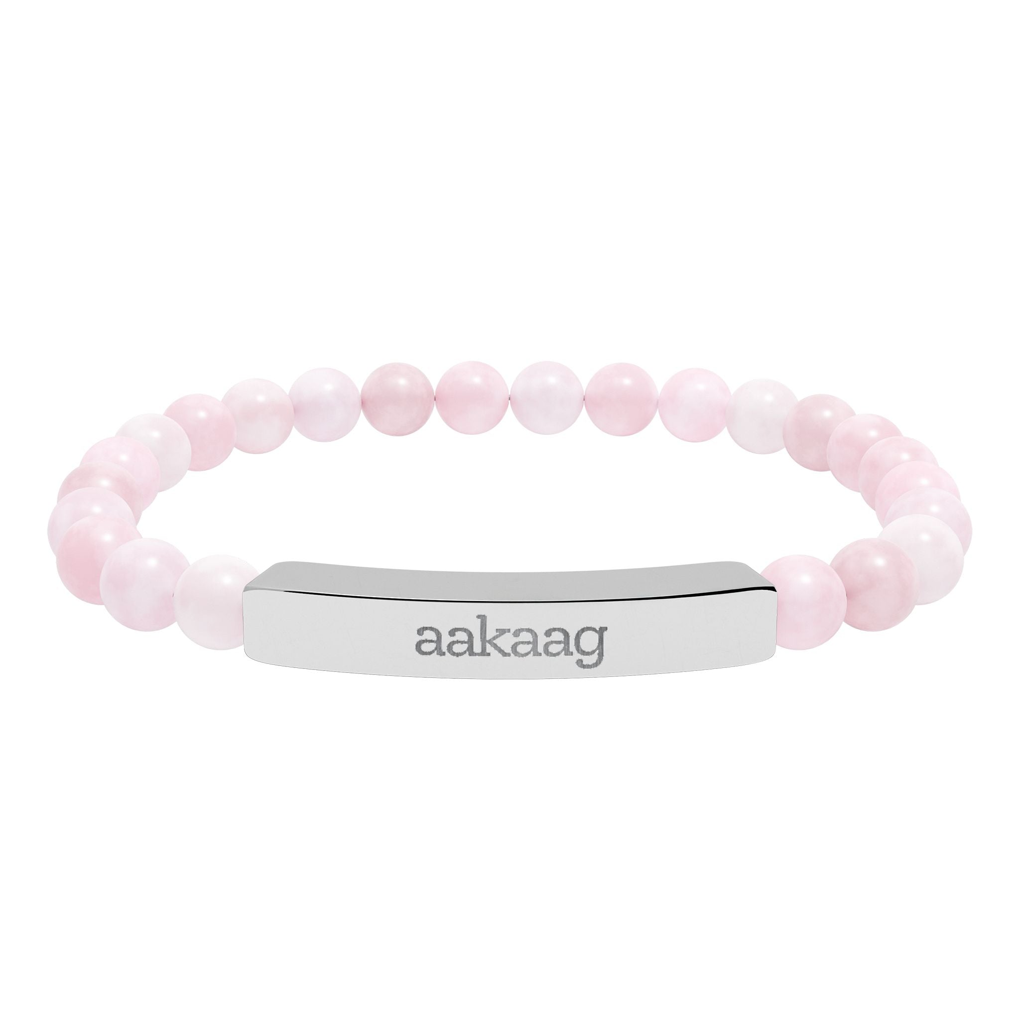 aakaag Support Bracelet - Natural Stone Bead Bar