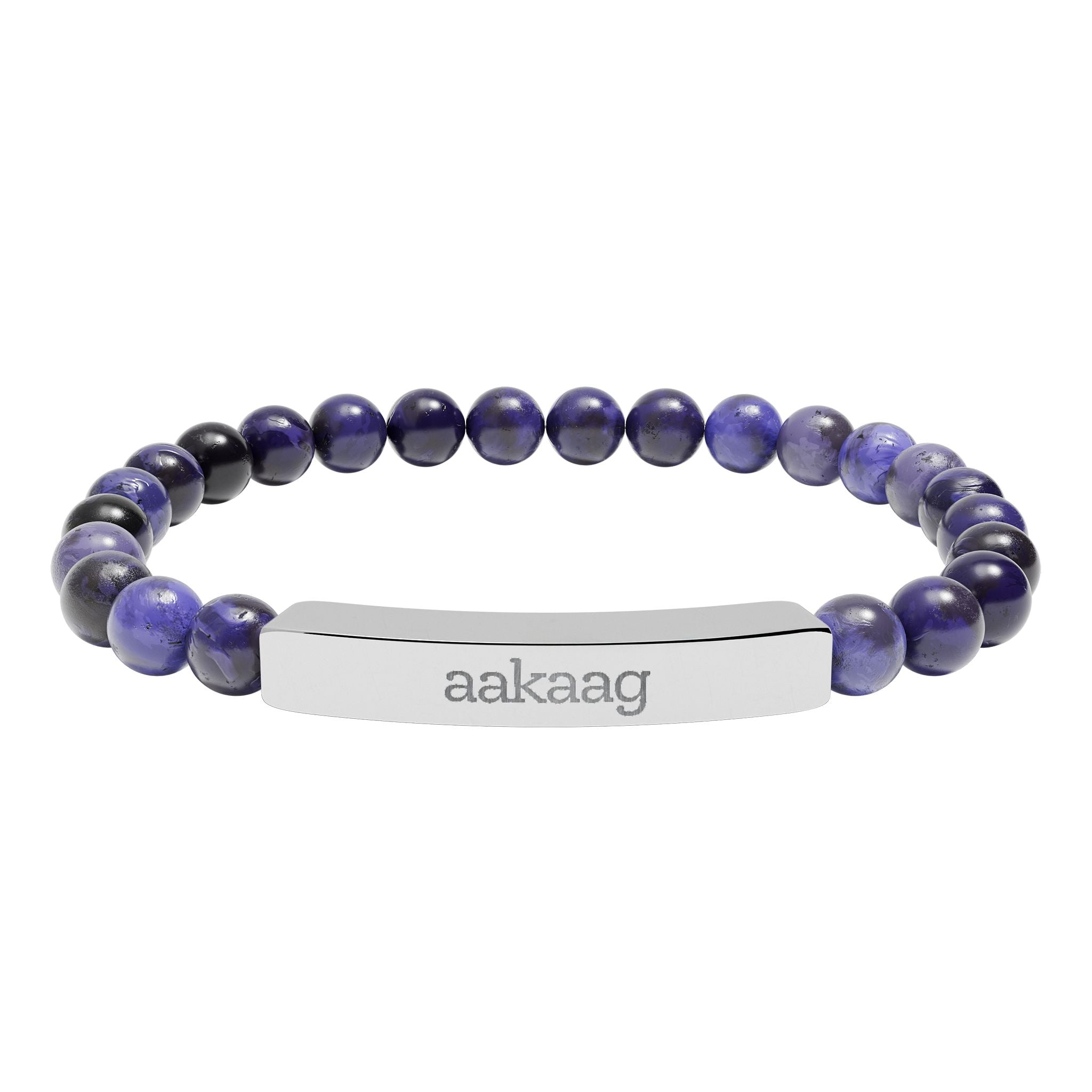 aakaag Support Bracelet - Natural Stone Bead Bar