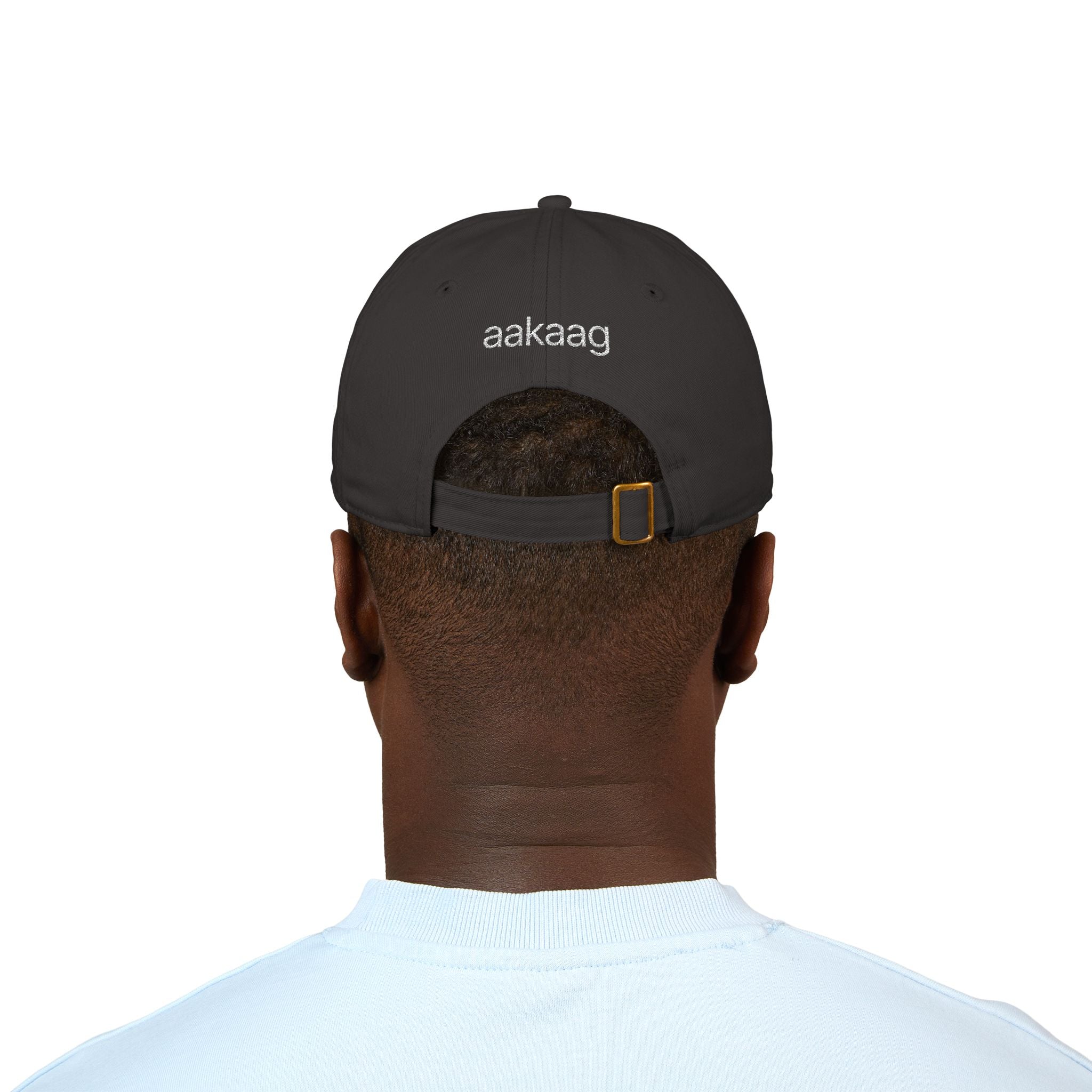 aakaag Dark Thread Organic Baseball Cap — Eco Cotton Adjustable Hat