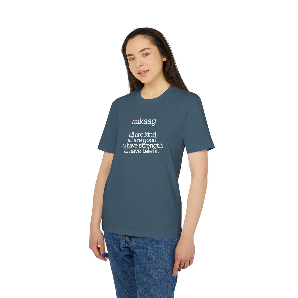 Inspirational 'aakaag' T-Shirt — All Are Kind / All Are Good Positive Graphic Tee