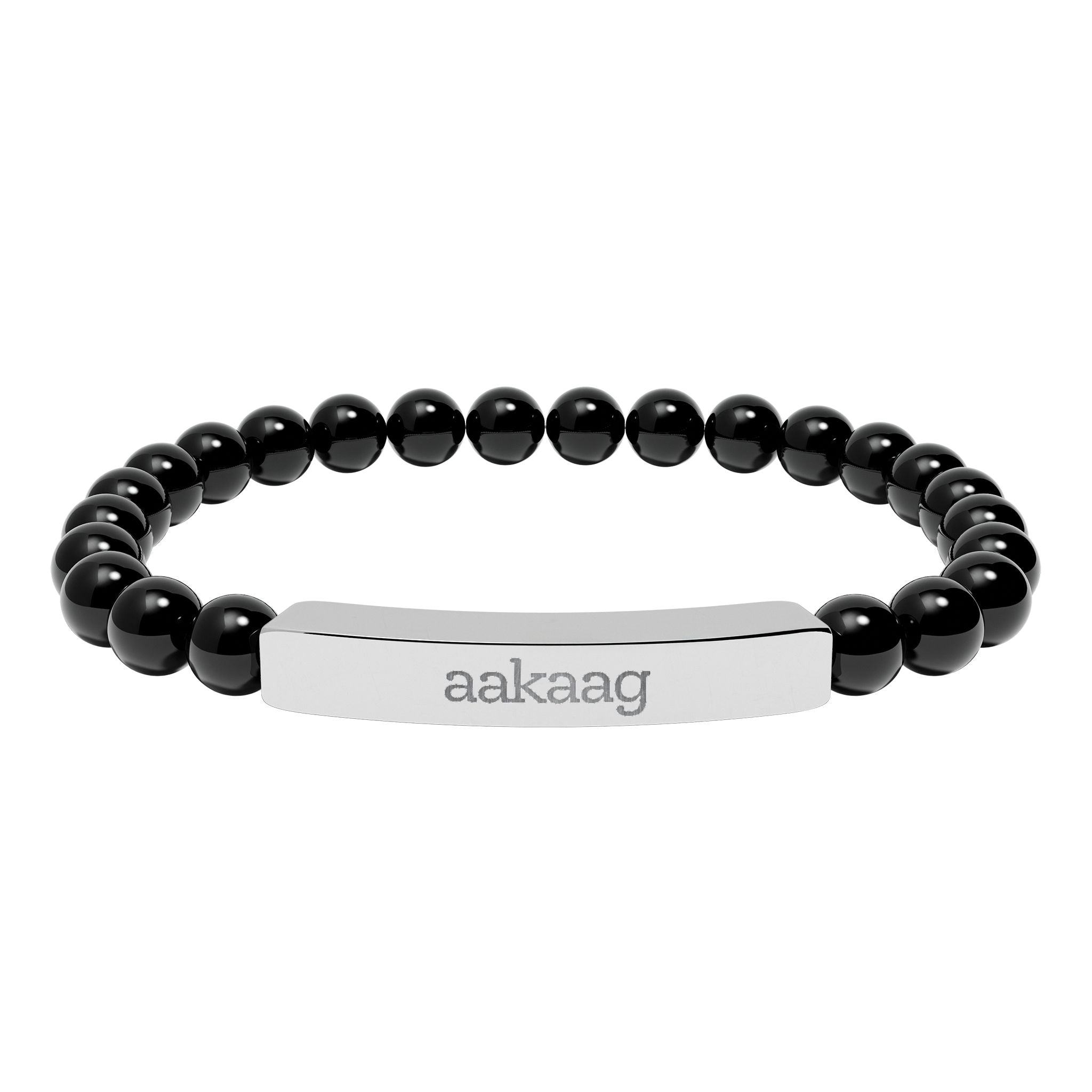 aakaag Support Bracelet - Natural Stone Bead Bar
