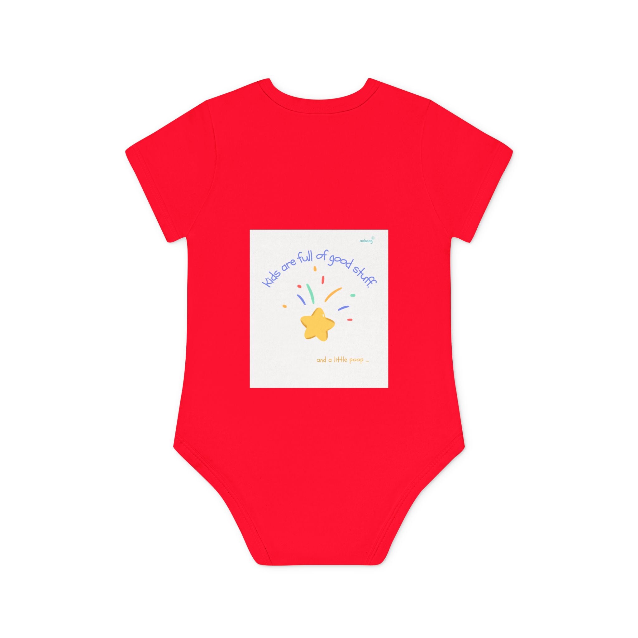 Baby Bodysuit — Cute Solar System & 'You Are the Kind of Good Stuff' Organic Short Sleeve