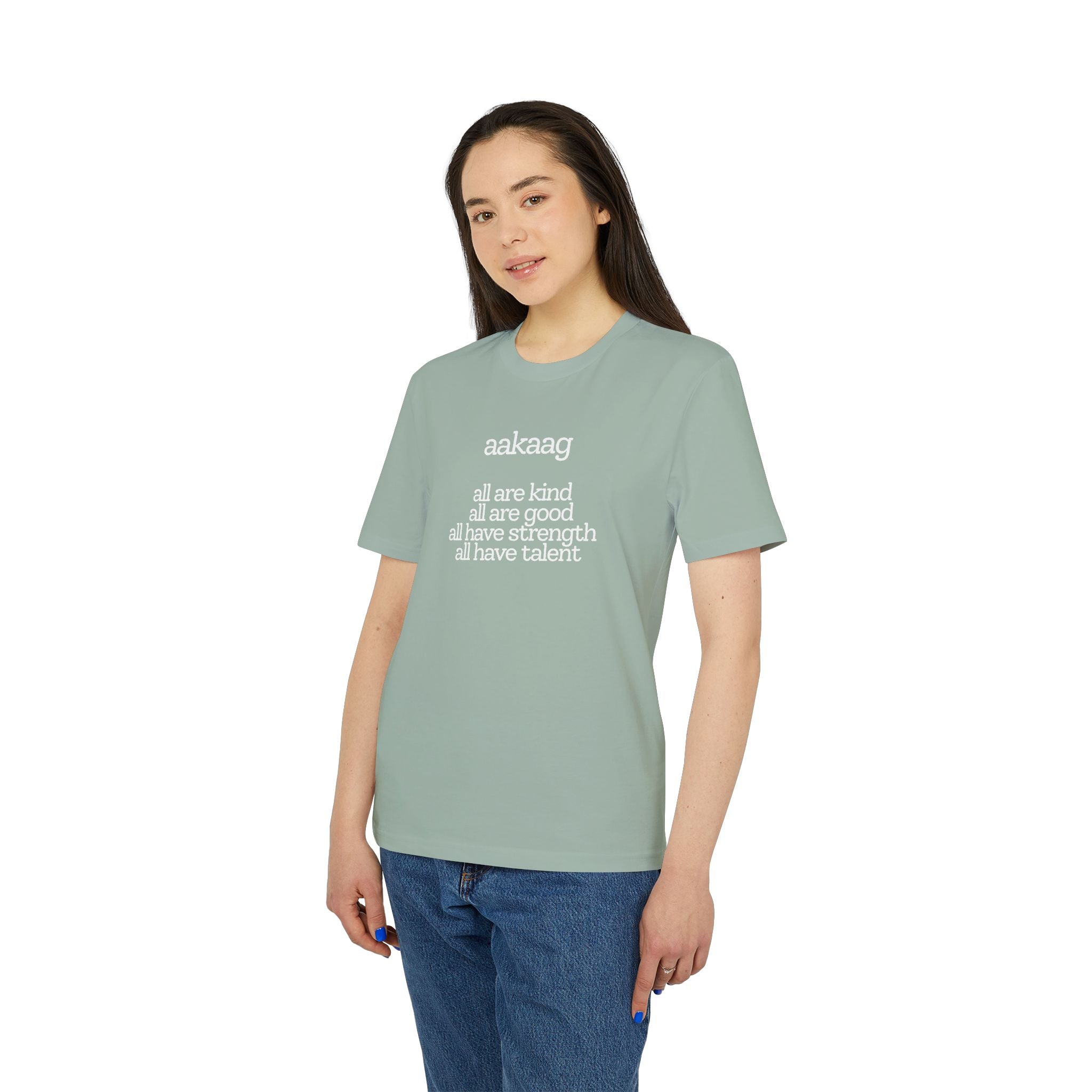 Inspirational 'aakaag' T-Shirt — All Are Kind / All Are Good Positive Graphic Tee