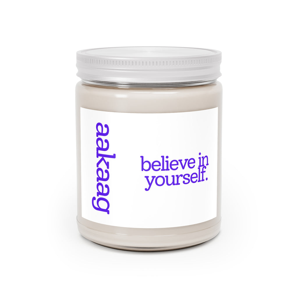 Believe In Yourself Scented Soy Candle — 9oz Motivational Jar