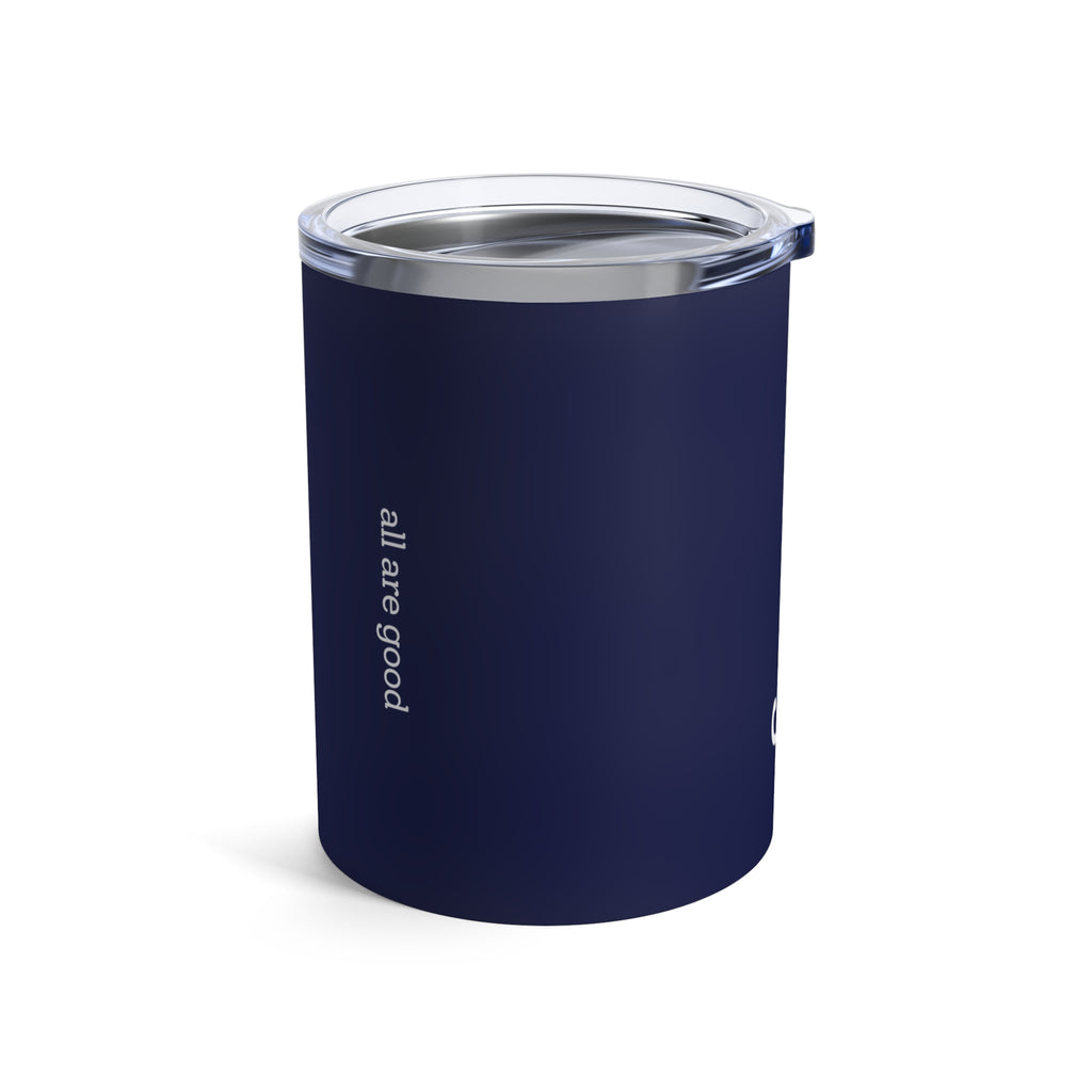 10oz Insulated Tumbler — Navy aakaag Flat White