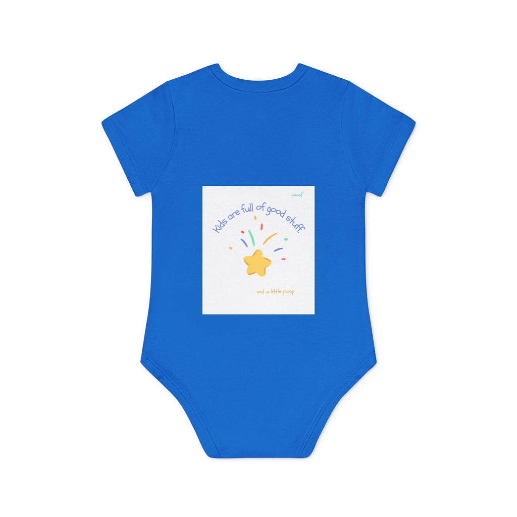 Baby Bodysuit — Cute Solar System & 'You Are the Kind of Good Stuff' Organic Short Sleeve