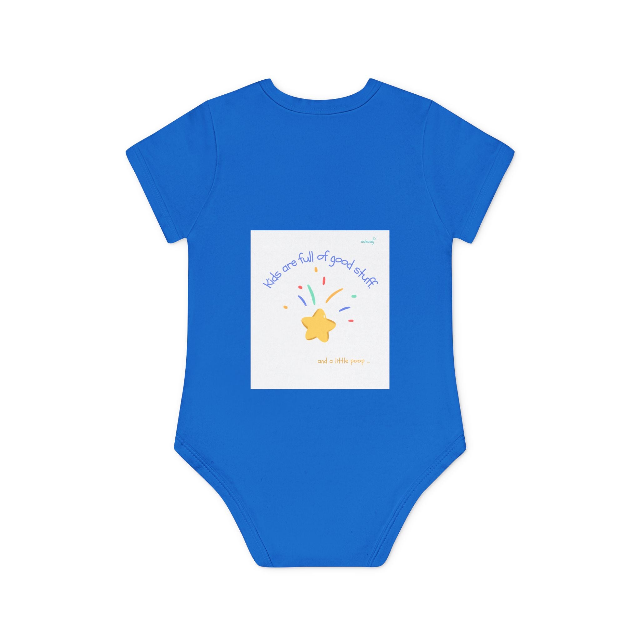 Baby Bodysuit — Cute Solar System & 'You Are the Kind of Good Stuff' Organic Short Sleeve
