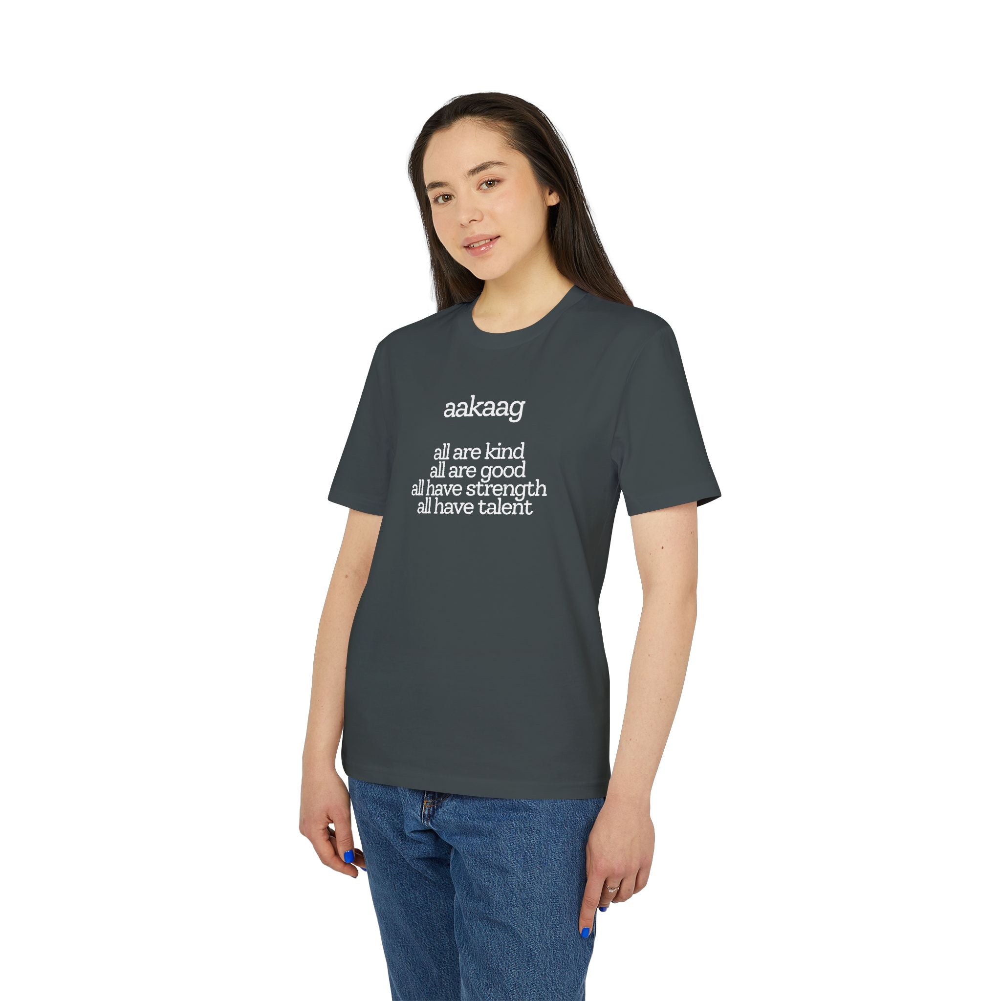 Inspirational 'aakaag' T-Shirt — All Are Kind / All Are Good Positive Graphic Tee