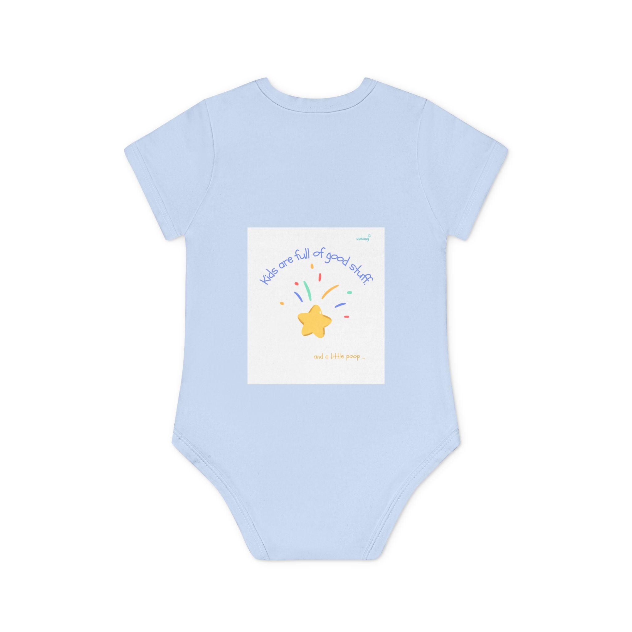 Baby Bodysuit — Cute Solar System & 'You Are the Kind of Good Stuff' Organic Short Sleeve