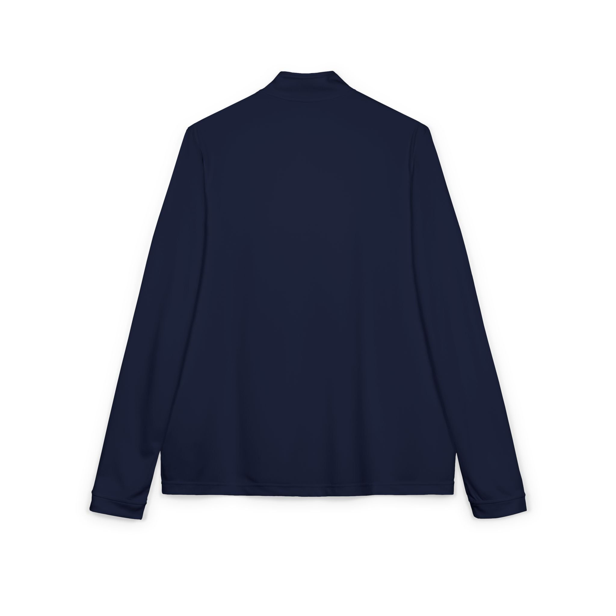 Adidas Embroidered Quarter-Zip Pullover — Navy Athletic Jacket