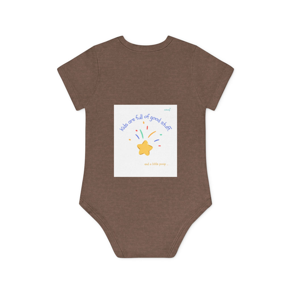Baby Bodysuit — Cute Solar System & 'You Are the Kind of Good Stuff' Organic Short Sleeve