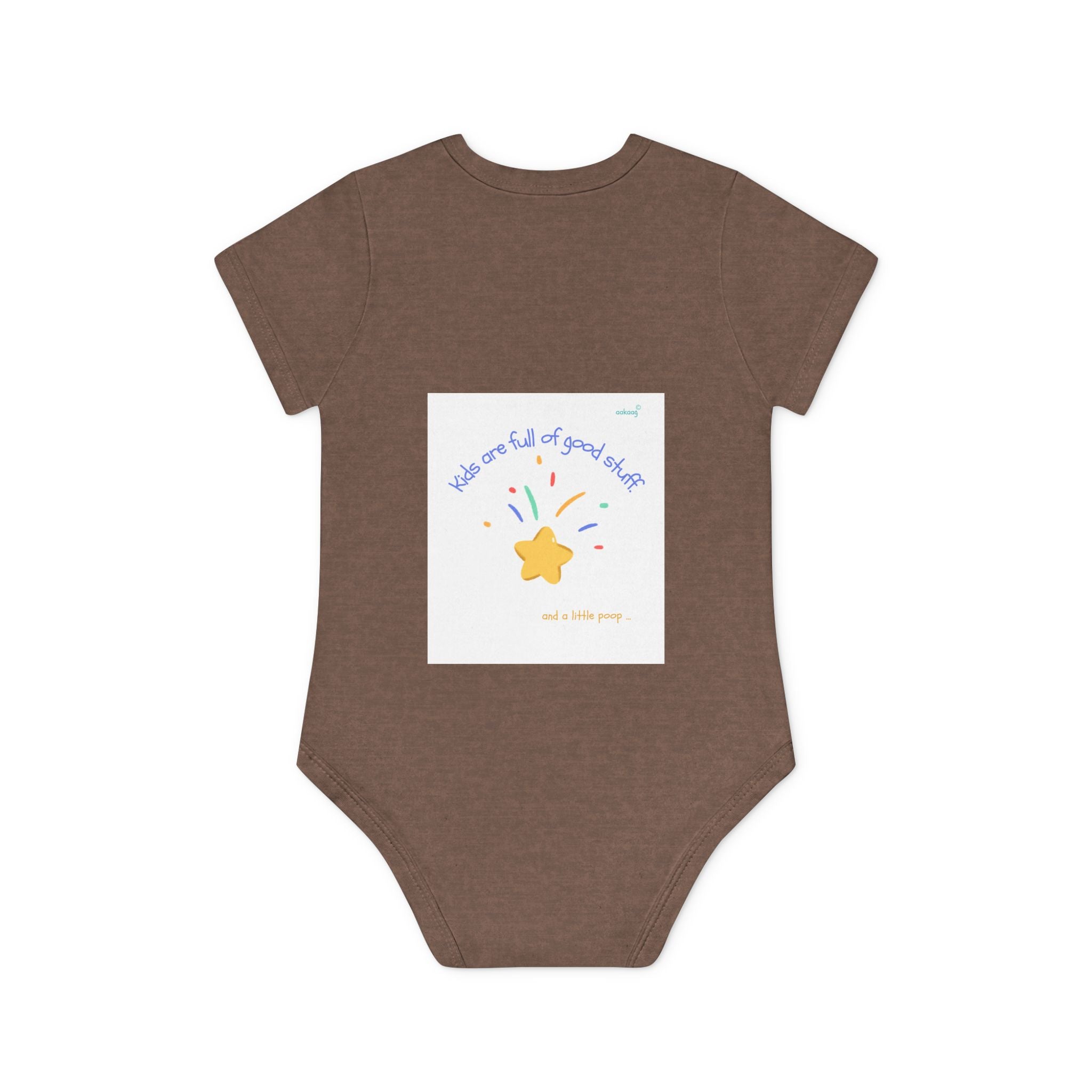 Baby Bodysuit — Cute Solar System & 'You Are the Kind of Good Stuff' Organic Short Sleeve