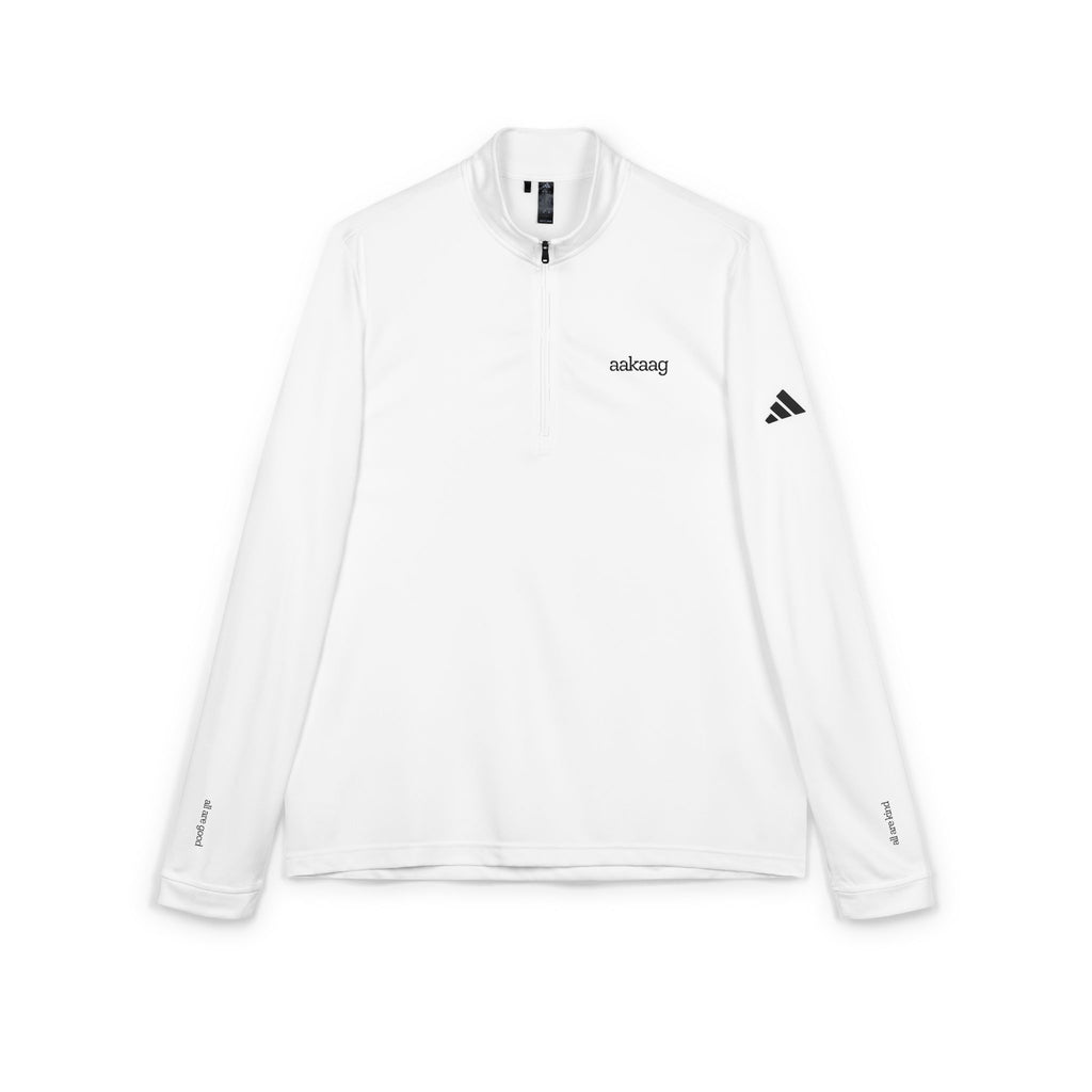 Embroidered Quarter-Zip Pullover — adidas® Performance Top