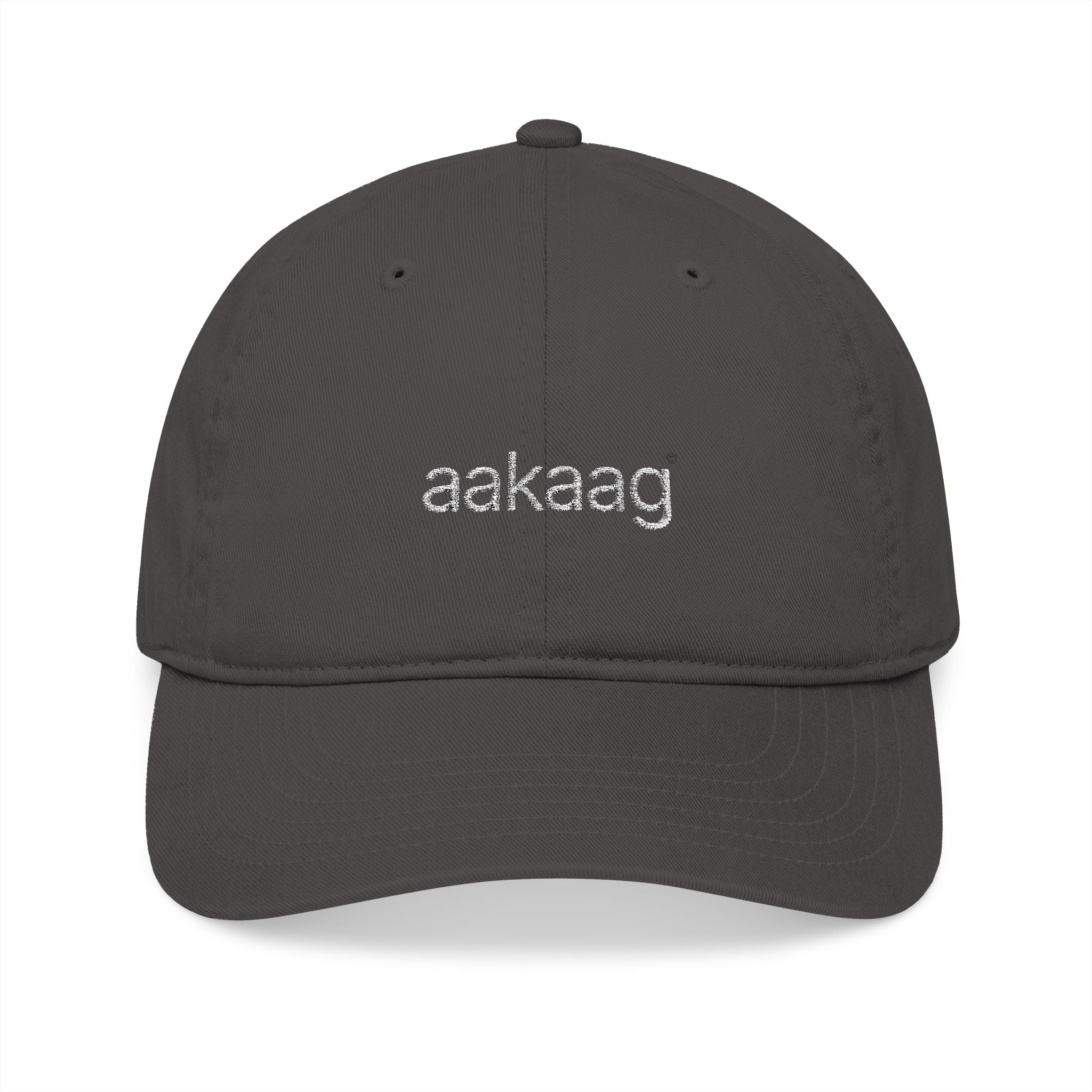 aakaag Dark Thread Organic Baseball Cap — Eco Cotton Adjustable Hat