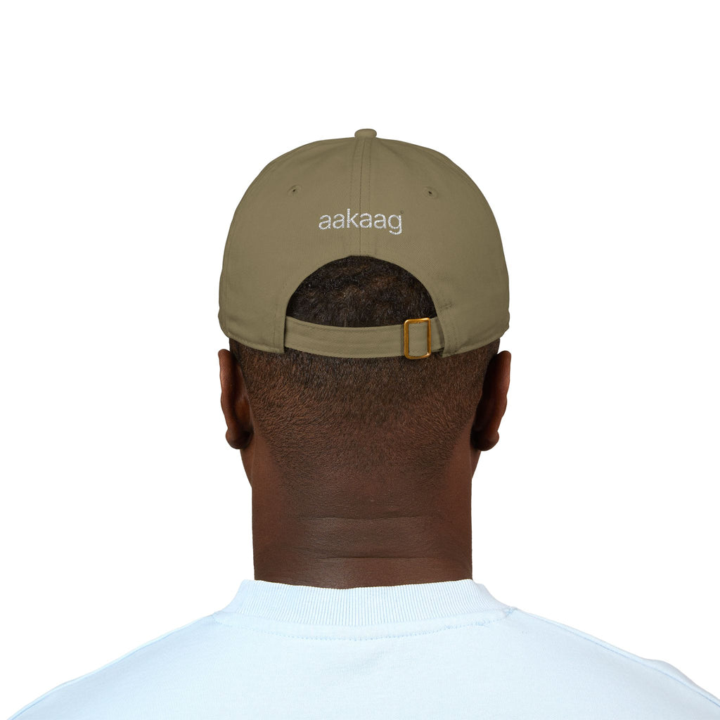 aakaag Dark Thread Organic Baseball Cap — Eco Cotton Adjustable Hat