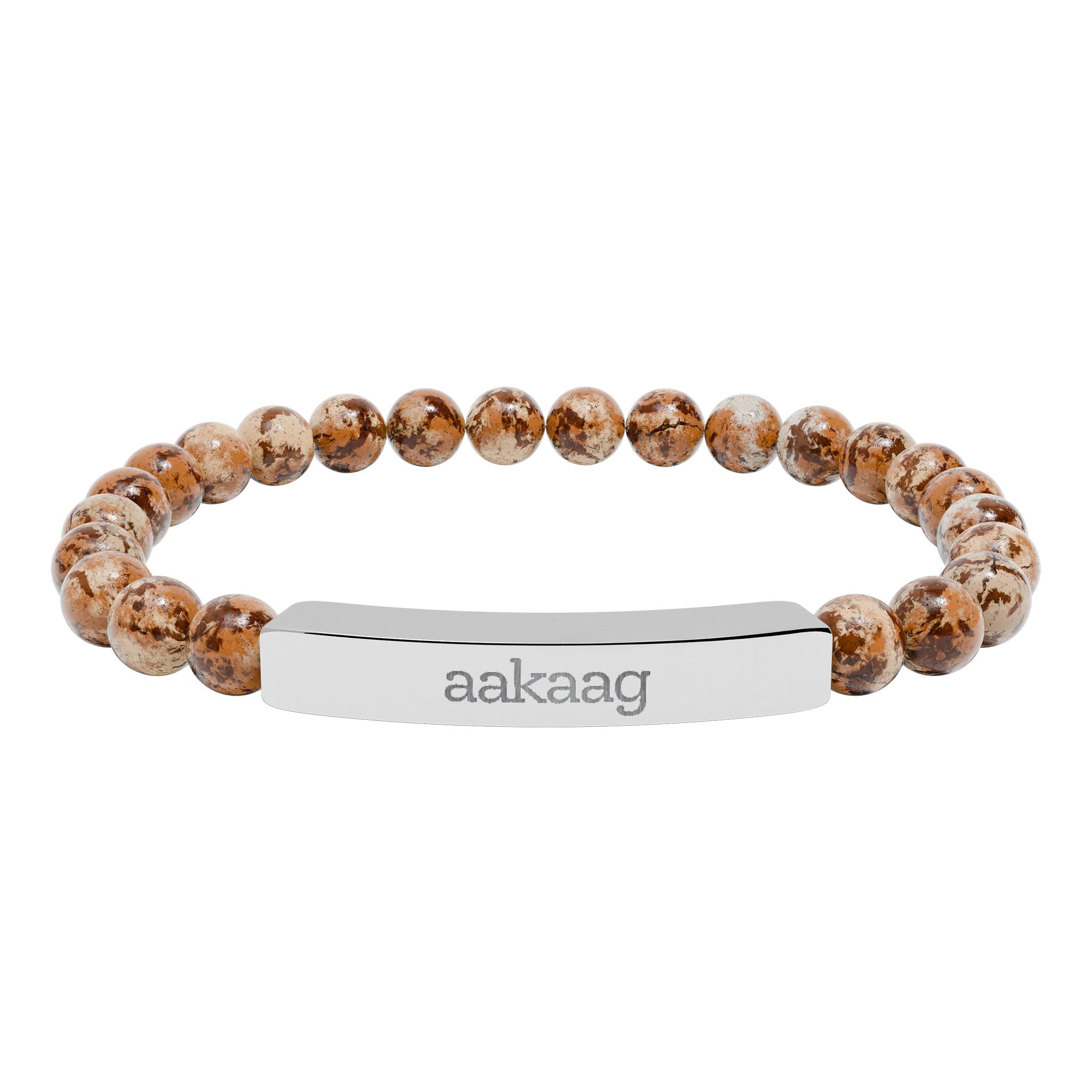 aakaag Support Bracelet - Natural Stone Bead Bar