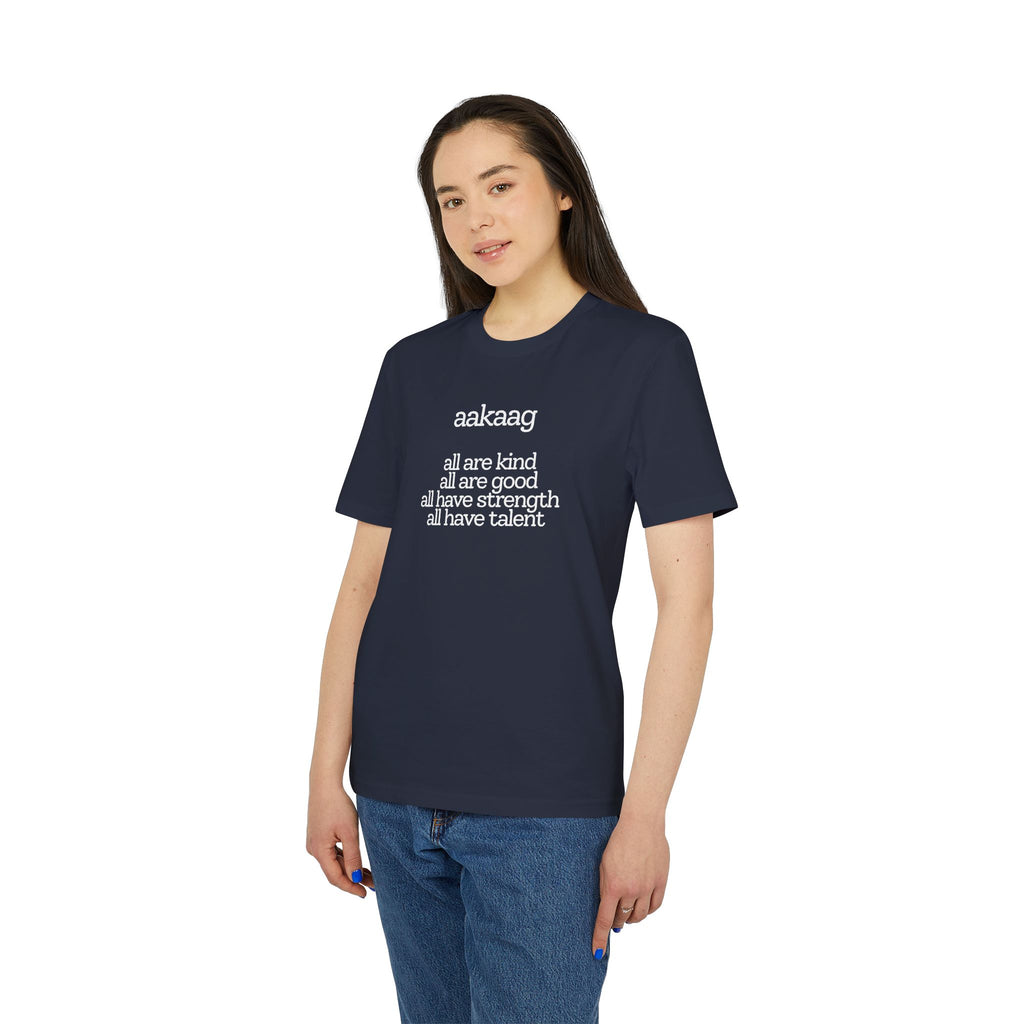 Inspirational 'aakaag' T-Shirt — All Are Kind / All Are Good Positive Graphic Tee