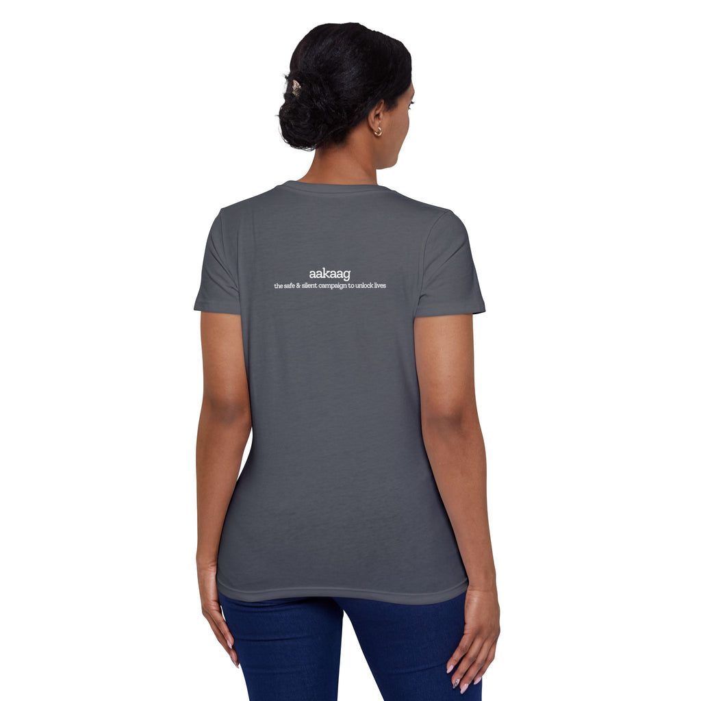 Aakaag 'All Are Kind' Women's Organic T-Shirt — Inclusive Positivity Tee
