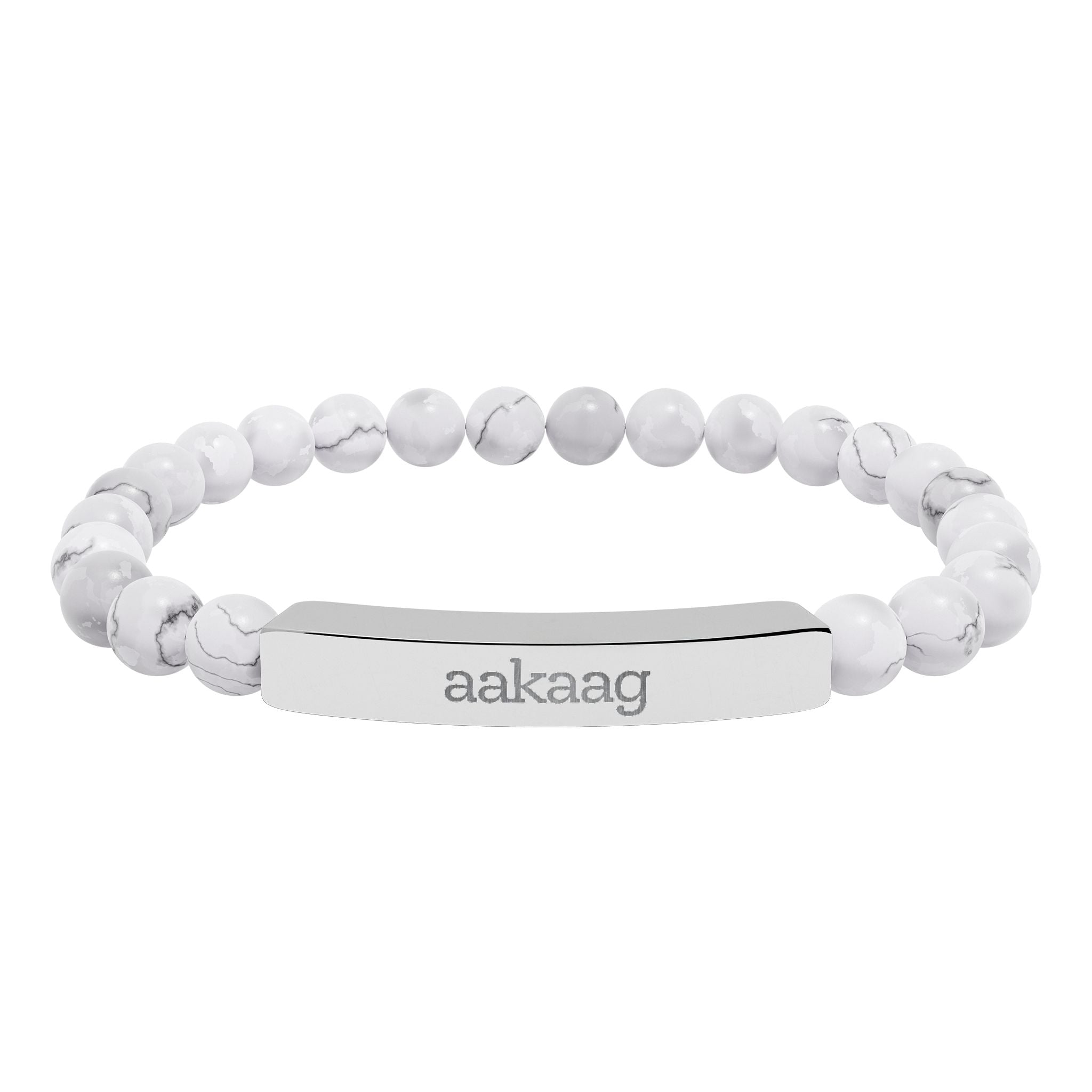 aakaag Support Bracelet - Natural Stone Bead Bar