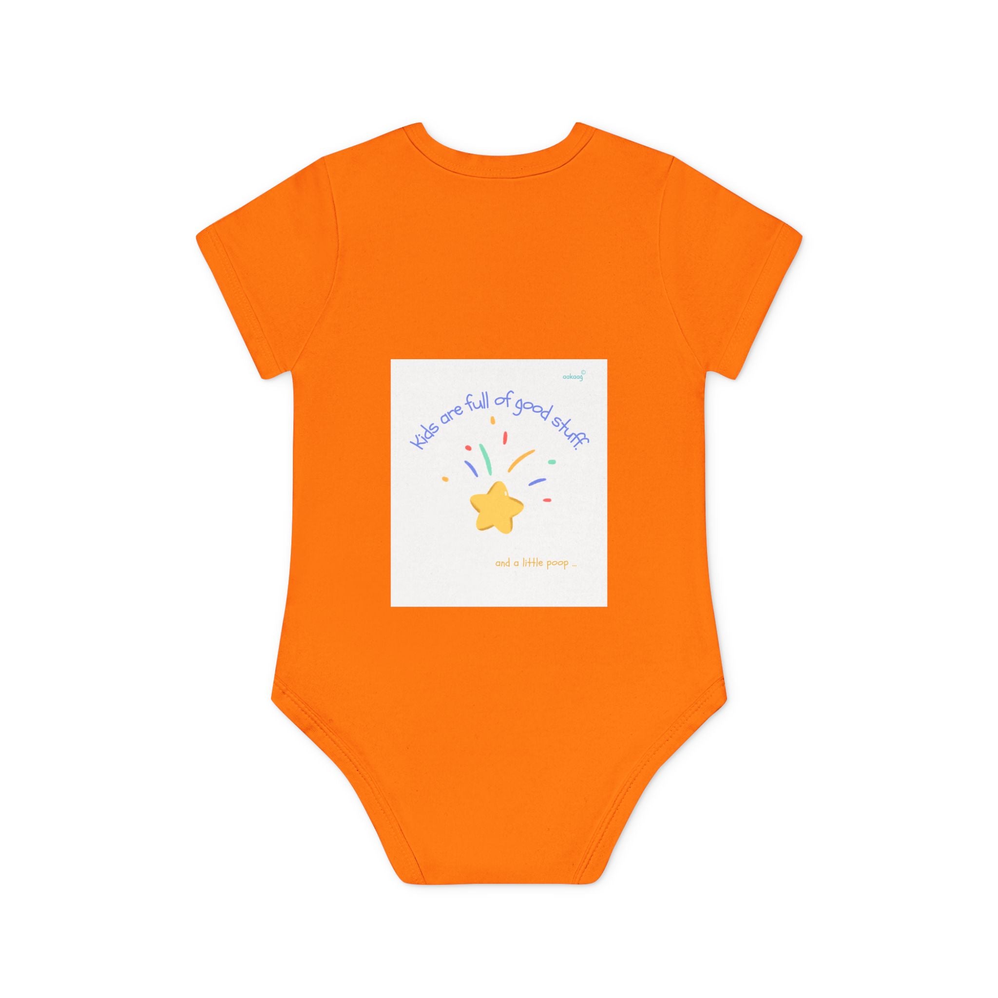 Baby Bodysuit — Cute Solar System & 'You Are the Kind of Good Stuff' Organic Short Sleeve