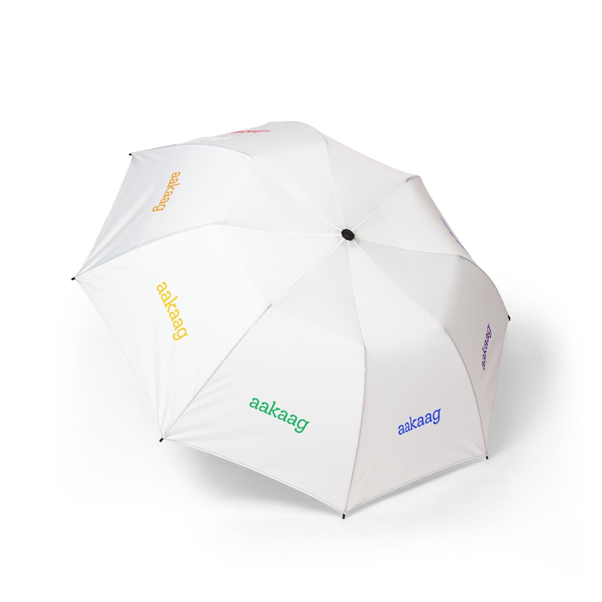 aakaag Foldable Umbrella — White Compact Auto Open