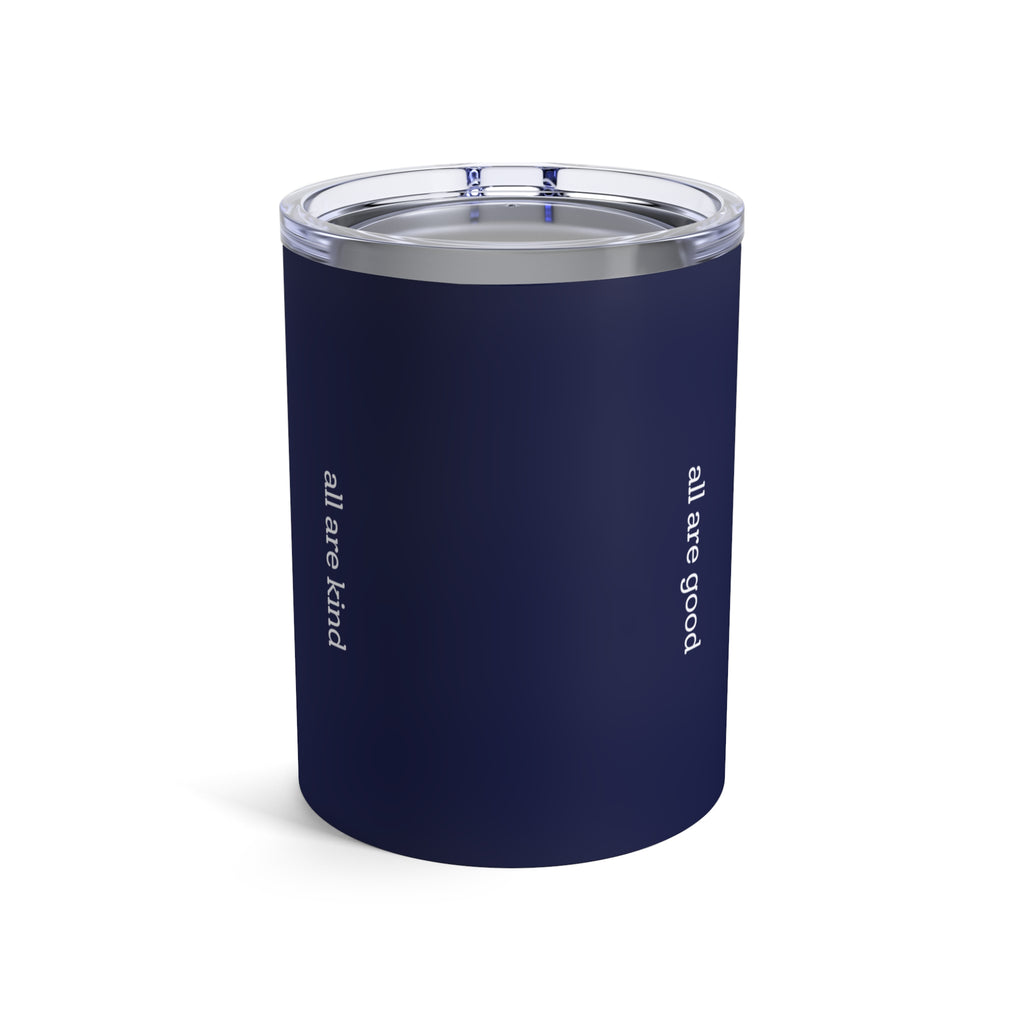 10oz Insulated Tumbler — Navy aakaag Flat White