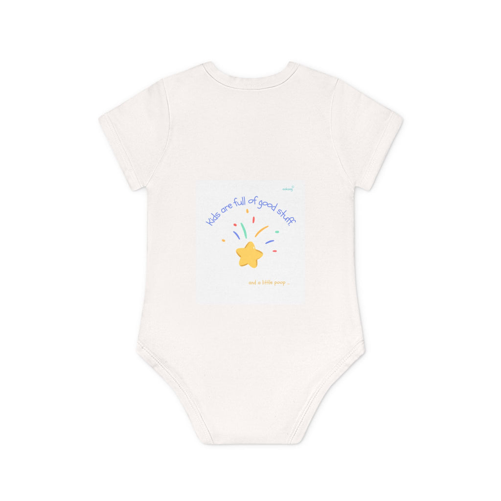 Baby Bodysuit — Cute Solar System & 'You Are the Kind of Good Stuff' Organic Short Sleeve