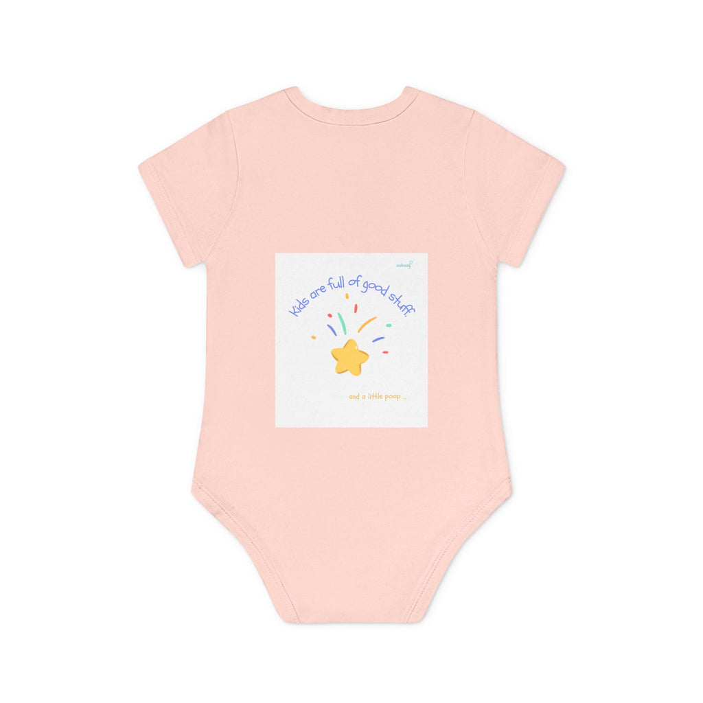 Baby Bodysuit — Cute Solar System & 'You Are the Kind of Good Stuff' Organic Short Sleeve