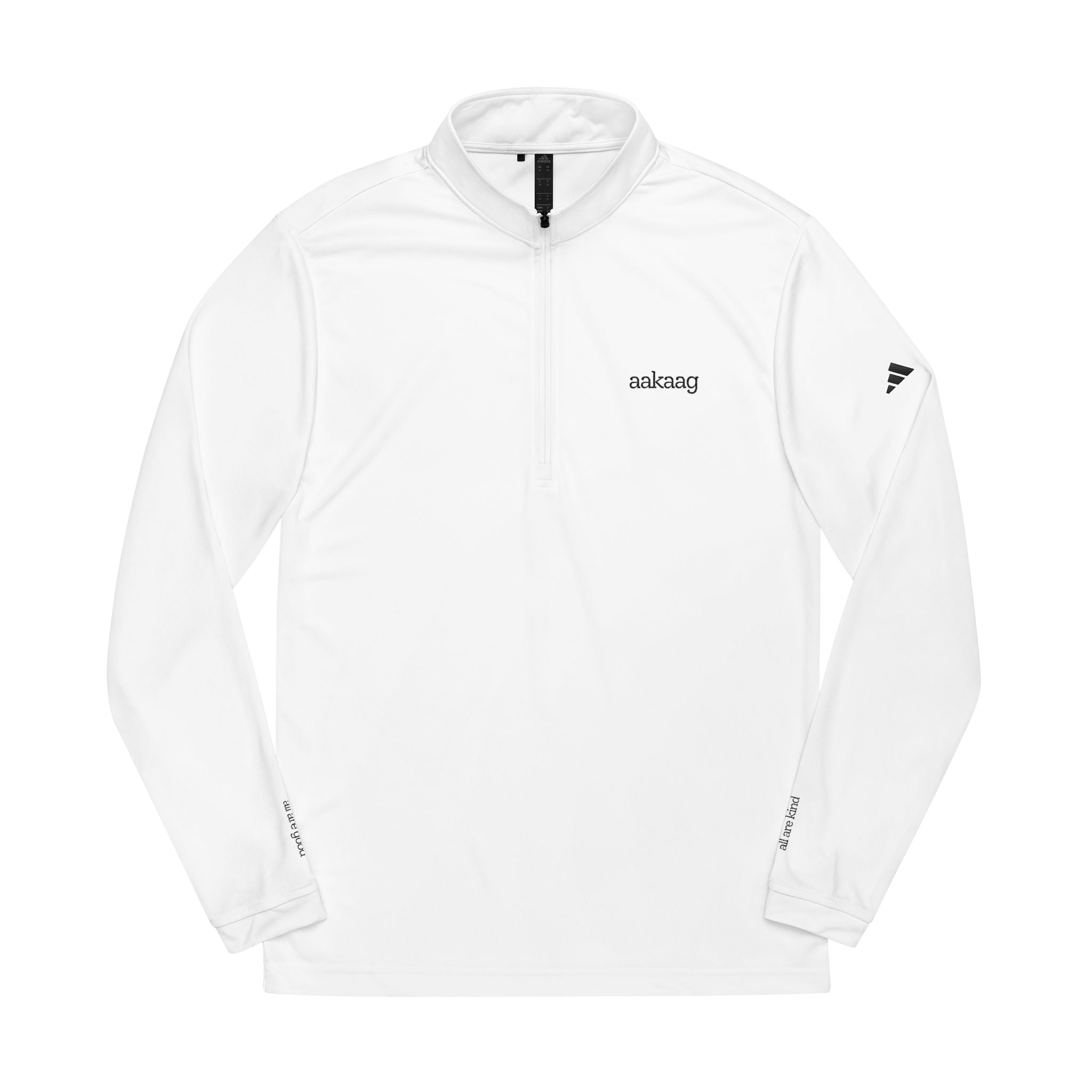 Embroidered Quarter-Zip Pullover — adidas® Performance Top