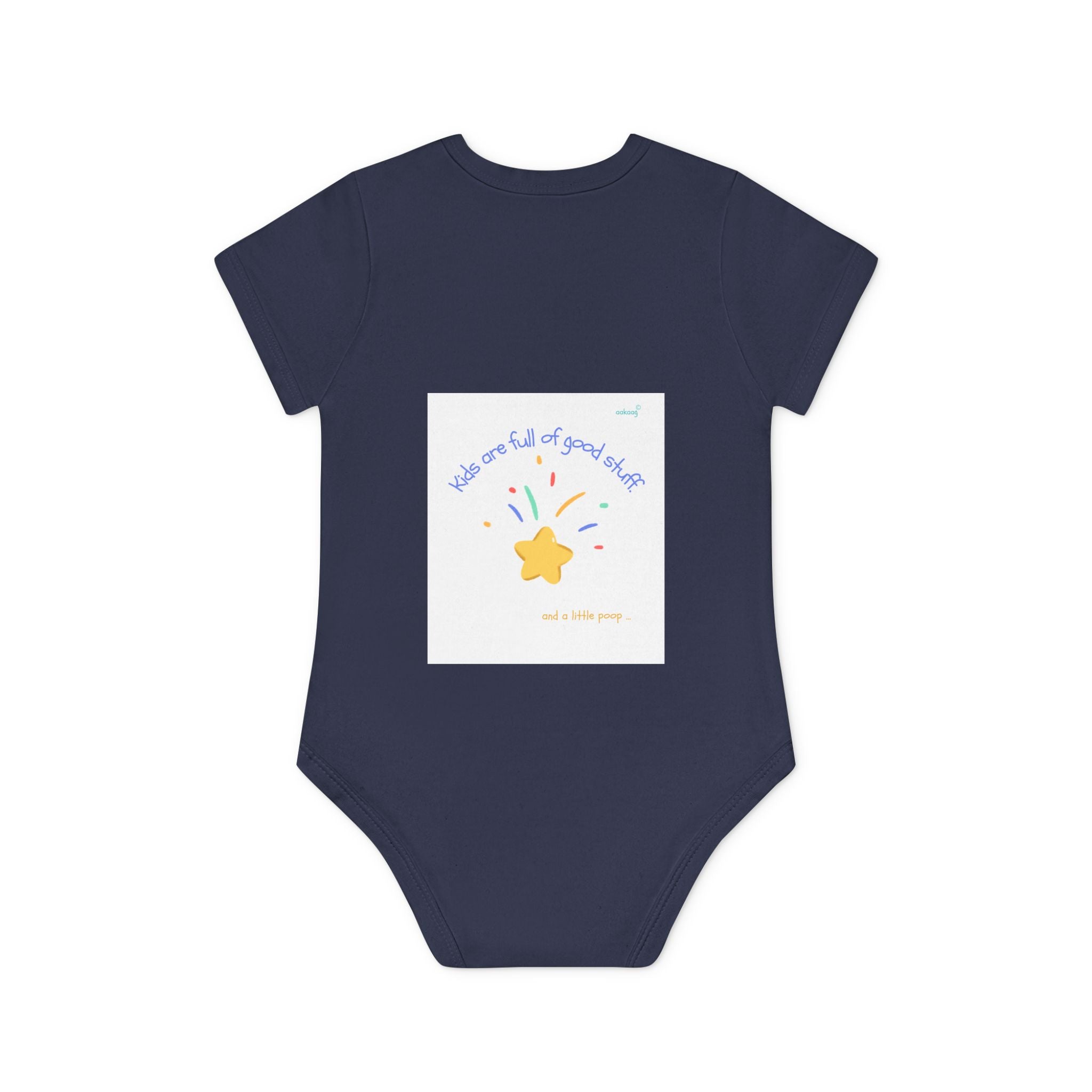 Baby Bodysuit — Cute Solar System & 'You Are the Kind of Good Stuff' Organic Short Sleeve