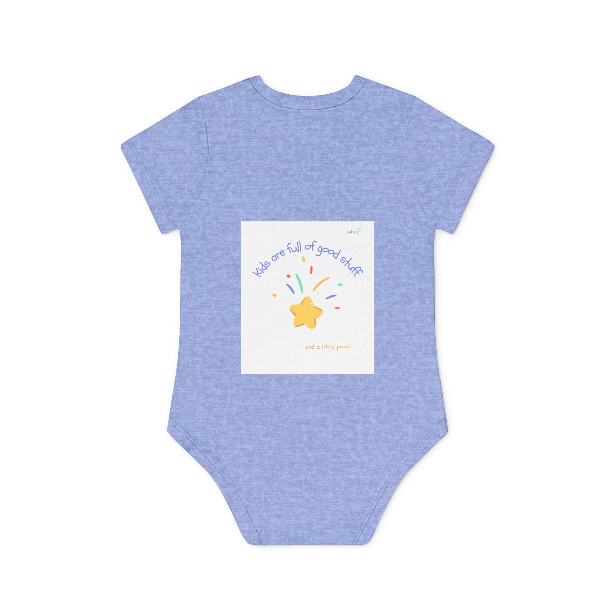 Baby Bodysuit — Cute Solar System & 'You Are the Kind of Good Stuff' Organic Short Sleeve